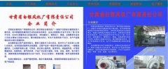 甘肅省白銀*機(jī)廠(chǎng)有限責(zé)任公司網(wǎng)頁(yè)設(shè)計(jì)展示型案例作品